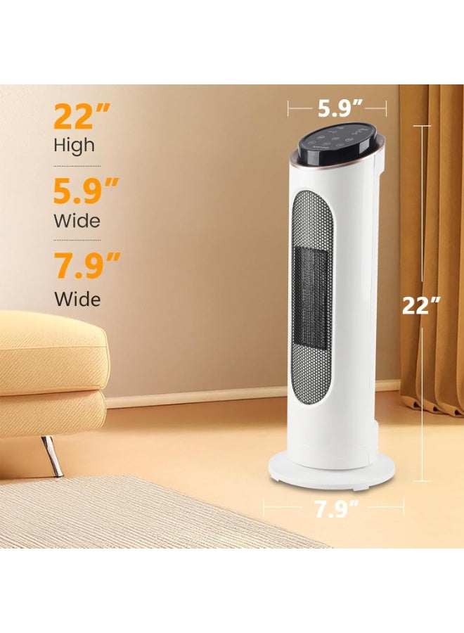 INGUNAR 2000W Space Heater Indoor,Electric Heater with Remote, Oscillating, 3 Modes, 12h Timer, Portable Heater for Indoor Use - Image 3